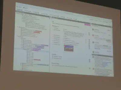 The WebProtege interface showing parts of the Pinterest taxonomy