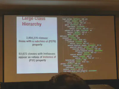 Large class hierarchies in Wikidata, more than 2 million classes